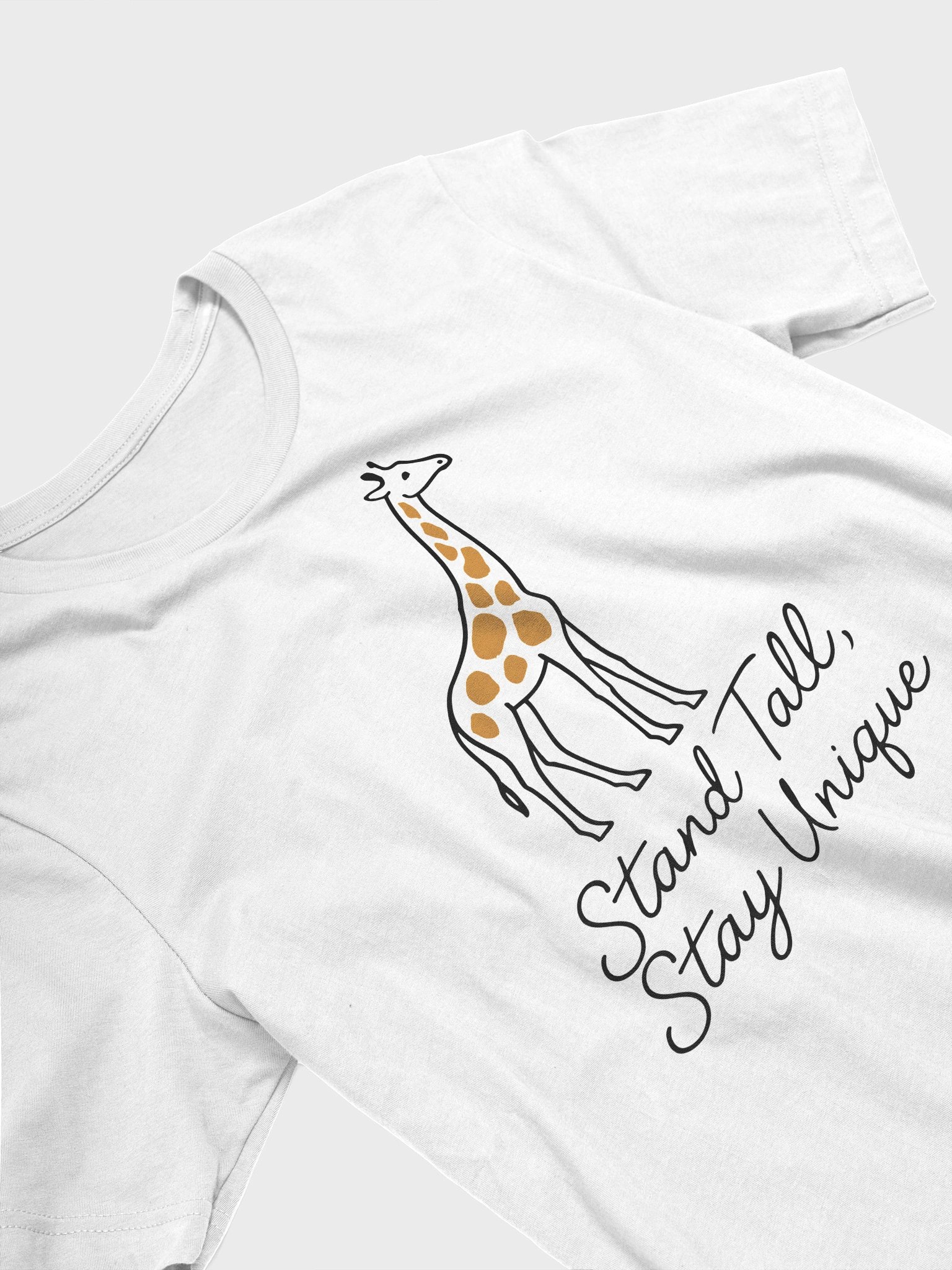 Unique Giraffe Stand Tall T-Shirt product image (3)