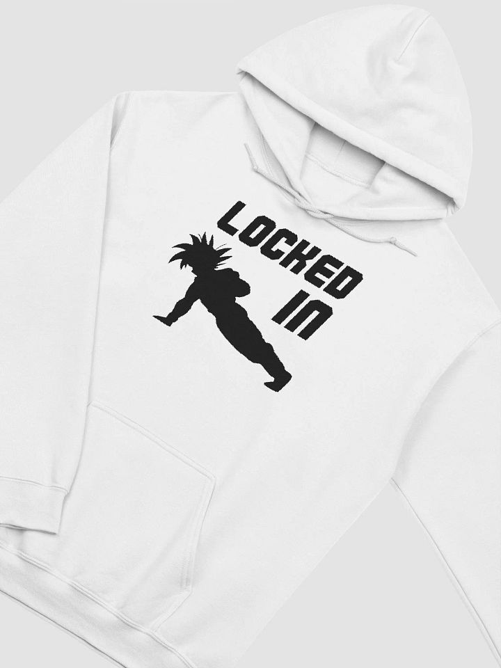 LOCKED IN hoodie (black logo) product image (2)