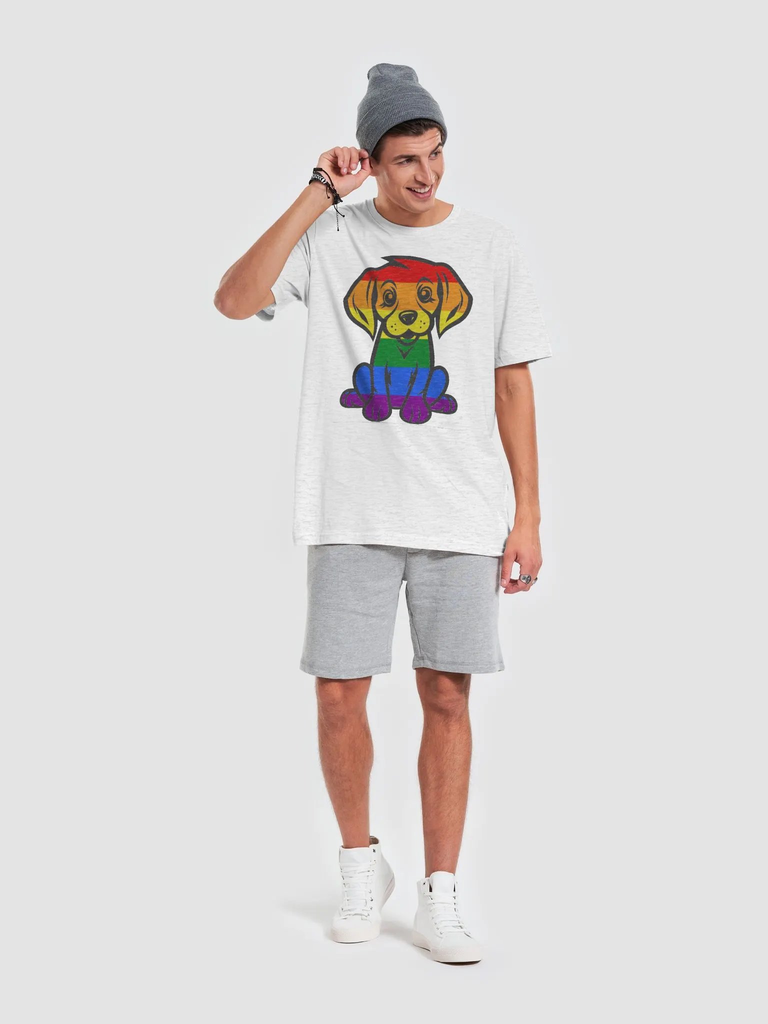 Rainbow Pride Puppy Women's T-Shirt product image (58)