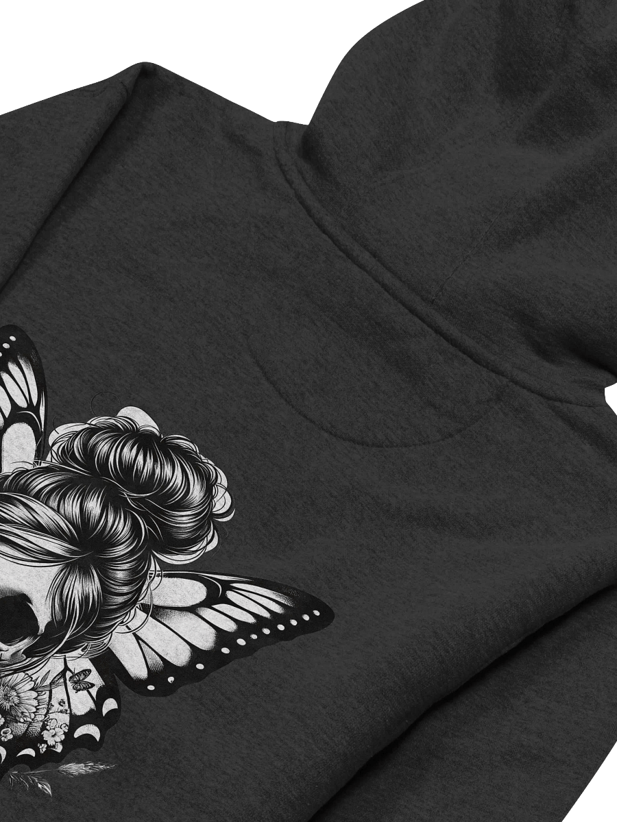 Butterfly Skull Bun - Back Hoodie product image (2)
