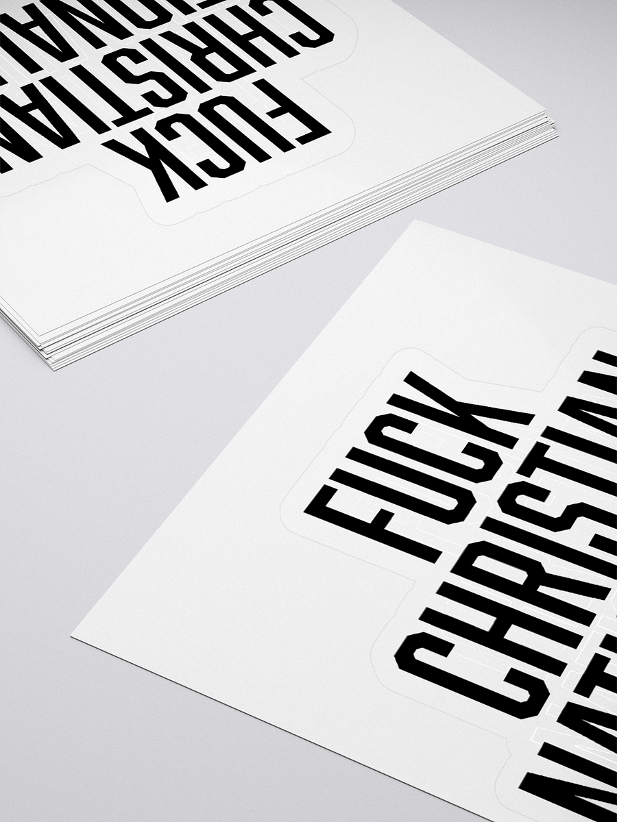 Fuck Christian Nationalism - Sticker product image (4)