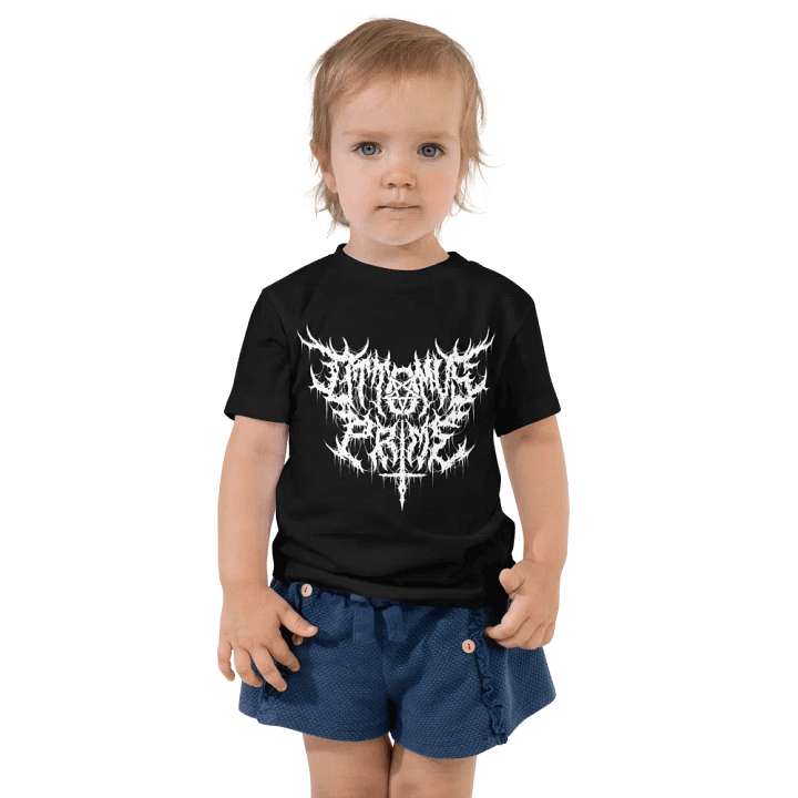 Toddler T-Shirt - Metal Logo (White) product image (1)