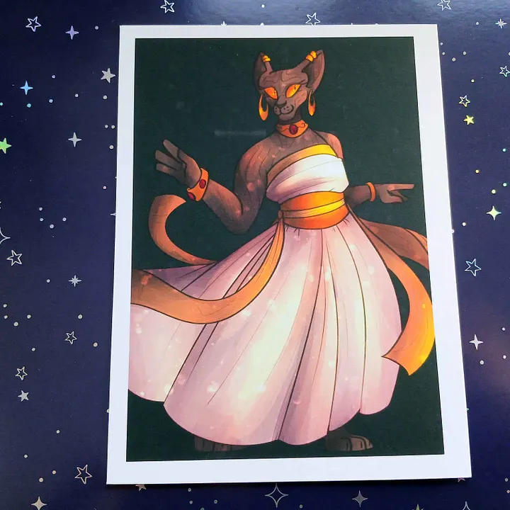 "Aureate Shimmer" art print product image (1)