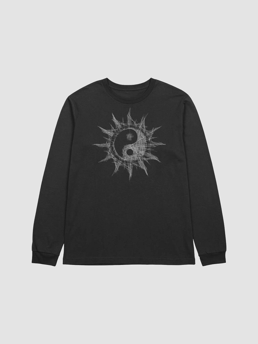 Mystic Sun Tee - White Celestial Yin-Yang Design | Spiritual Wear product image (2)