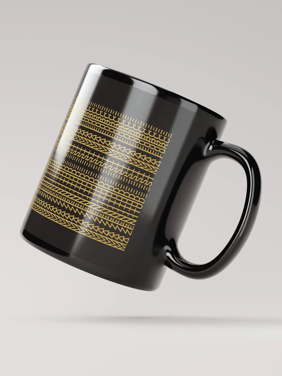 Mug Noir Codé Zen Doré - Ma Zénitude est ma Force - Cadeau Chic product image (2)