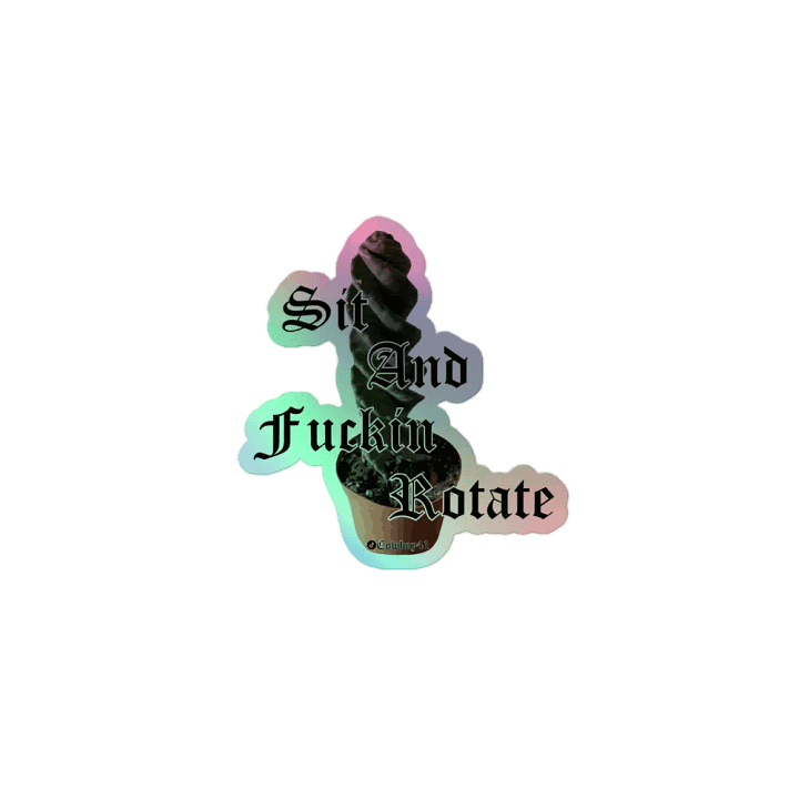 Sit and Rotate Sticker product image (1)