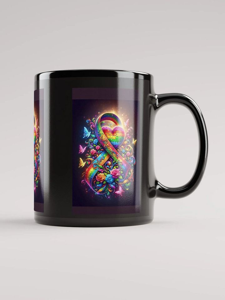 Rainbow Puzzle Heart Mug product image (1)
