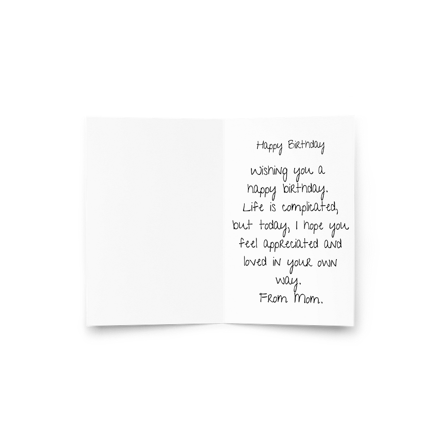 Birthday card - General tone product image (3)