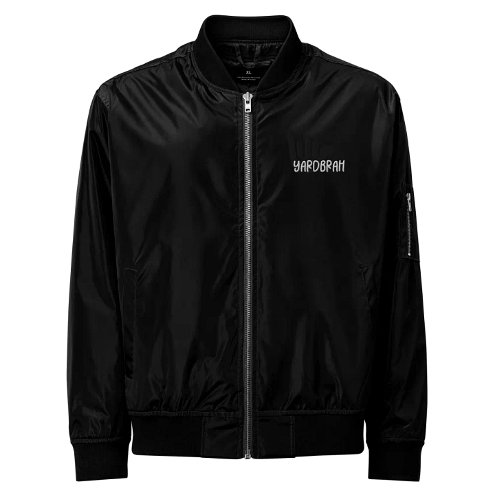 YARDBRAH Black Bomber Jacket product image (1)