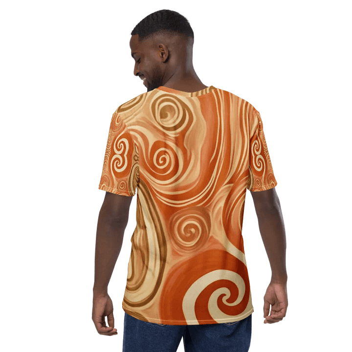 Funky Latte Liquid Tie-Dye Men's T-shirt product image (2)