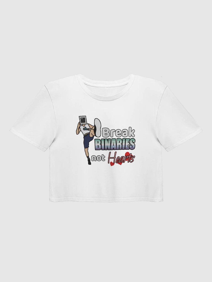 Break Binaries Not Hearts Crop Top (Gay) product image (4)