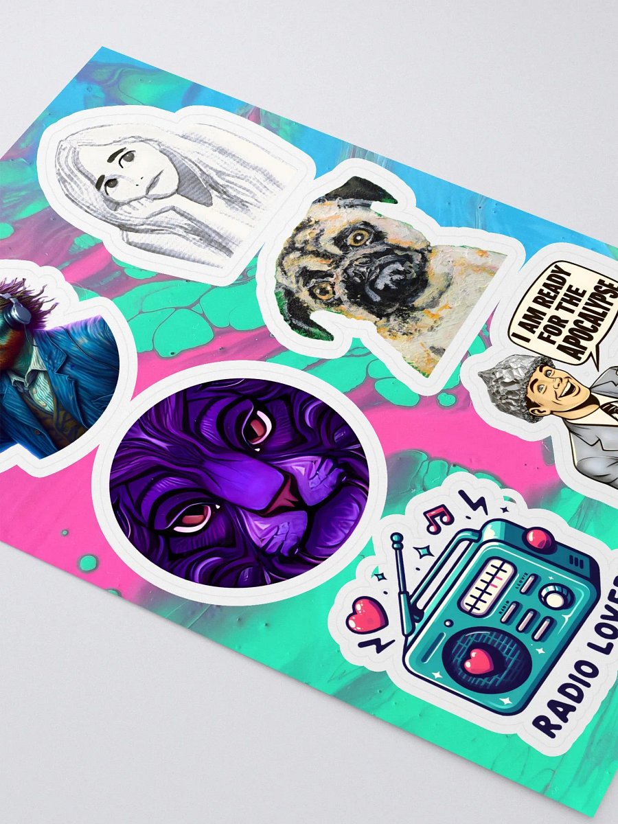 PurpleSundayzArt Best Designs Sticker Sheet product image (3)