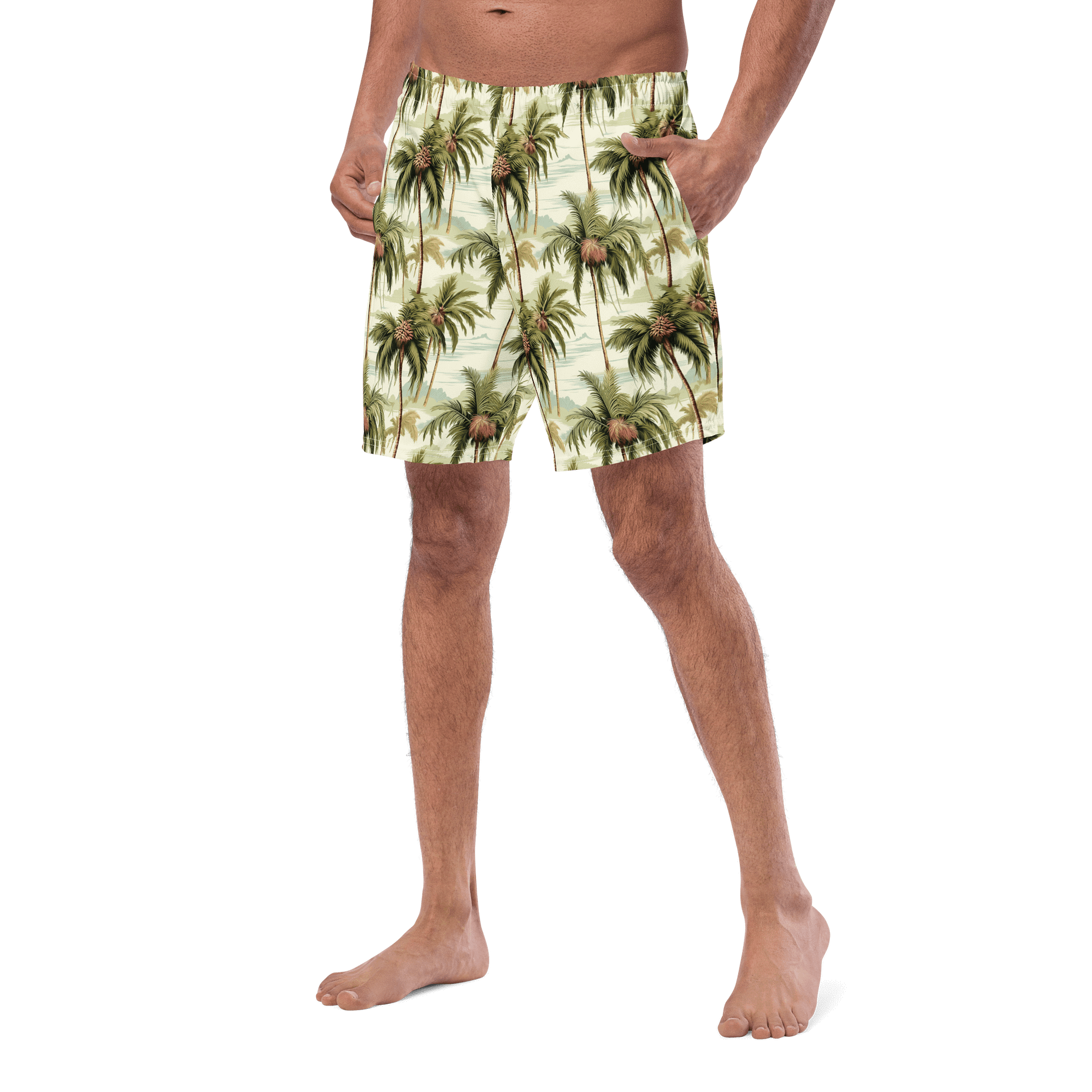 Vintage Caribbean Tropical Swim Trunks product image (2)