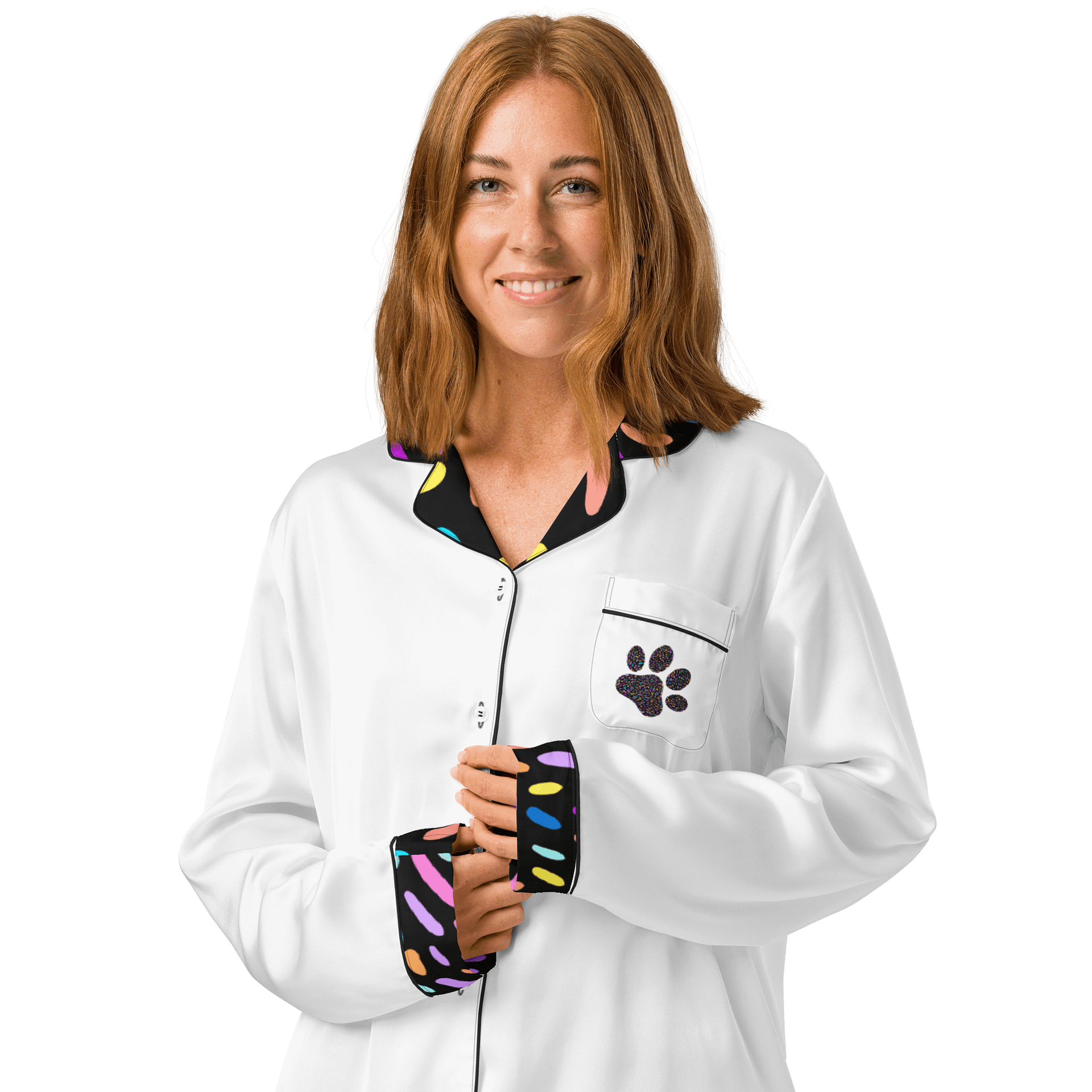 Dirty Paws Long Sleeve Pajama Shirt product image (3)
