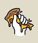 gripping food with force