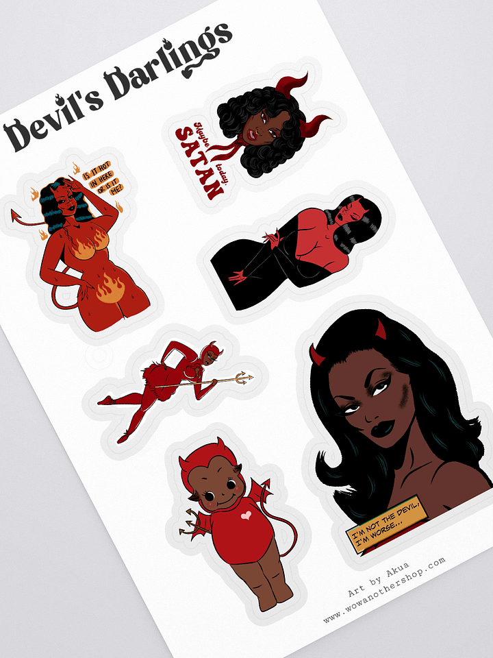 Devil's Darlings Sticker Sheet product image (1)