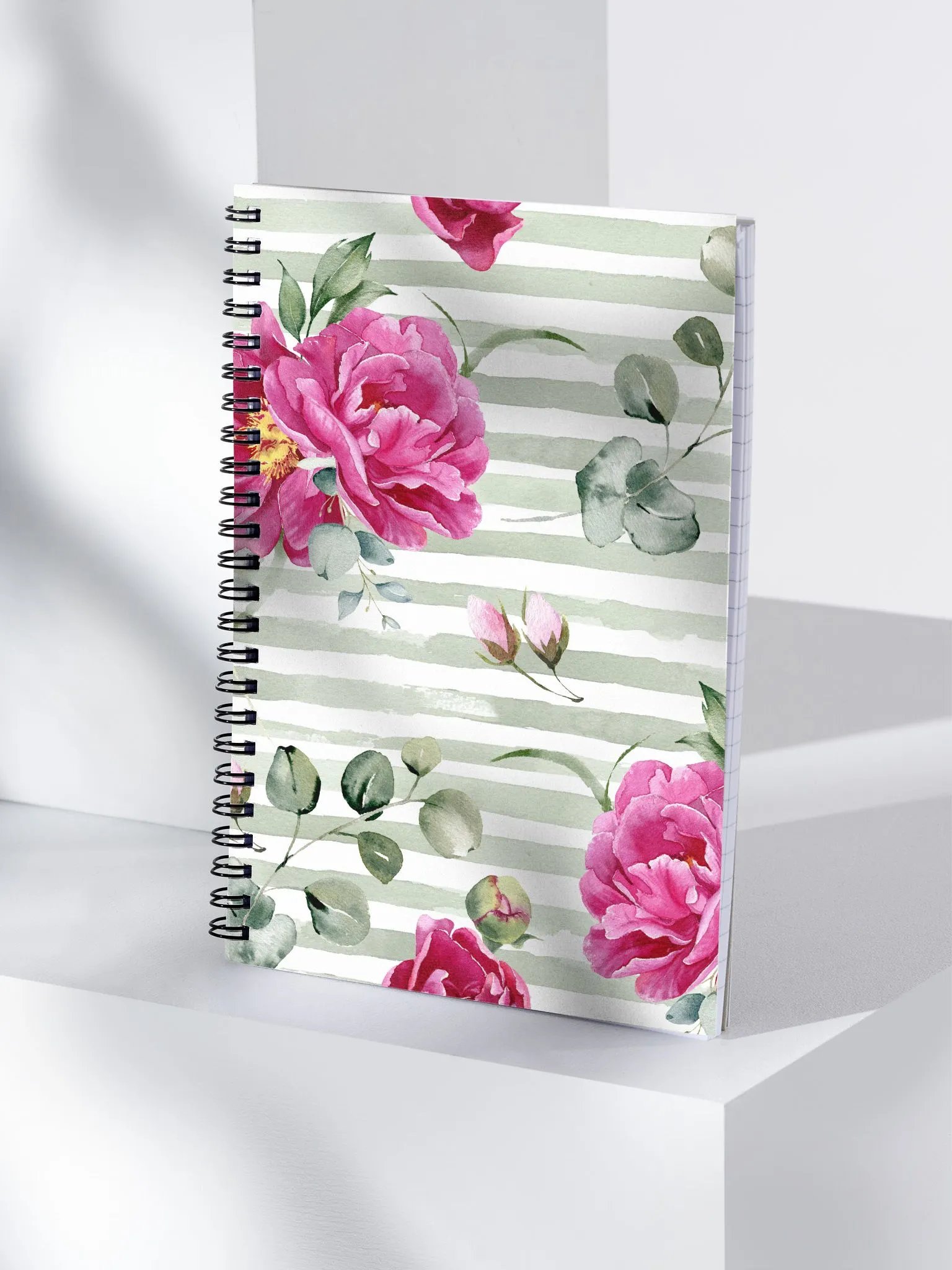 Peony Spiral Notebook product image (4)