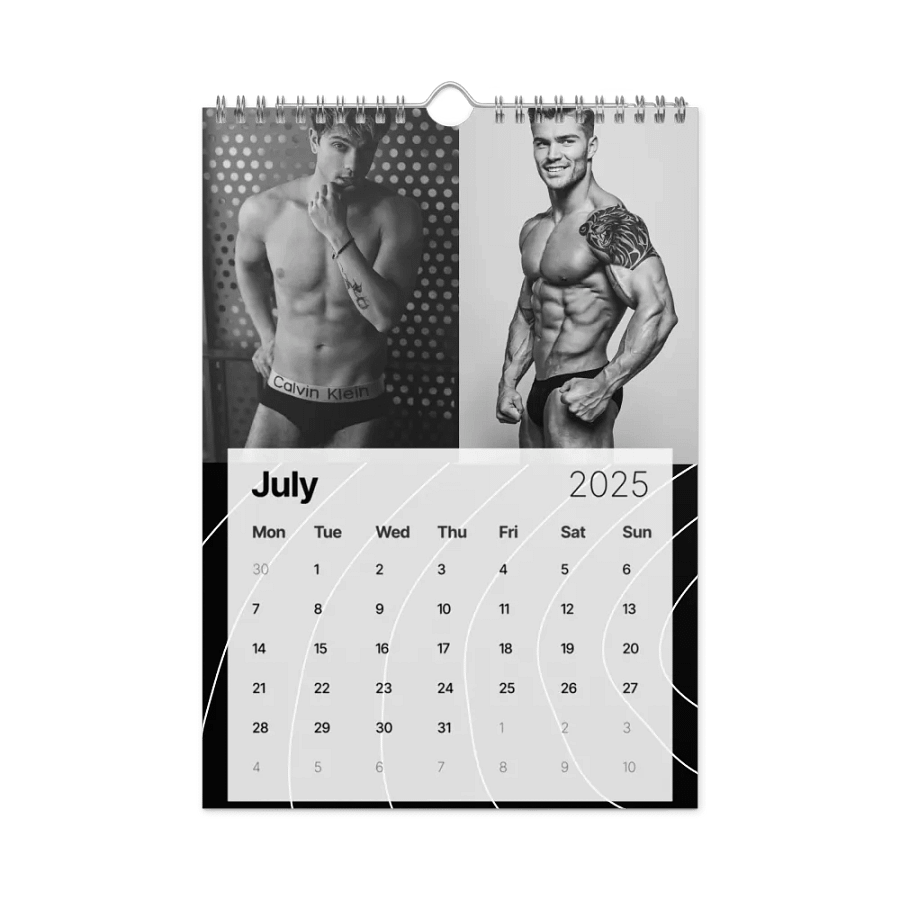 2025 Muscle Hunks Calendar product image (8)