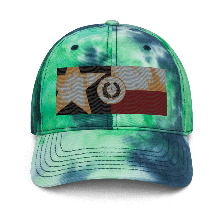 "Texas" Embroidered Tye-Dye Hat product image (2)