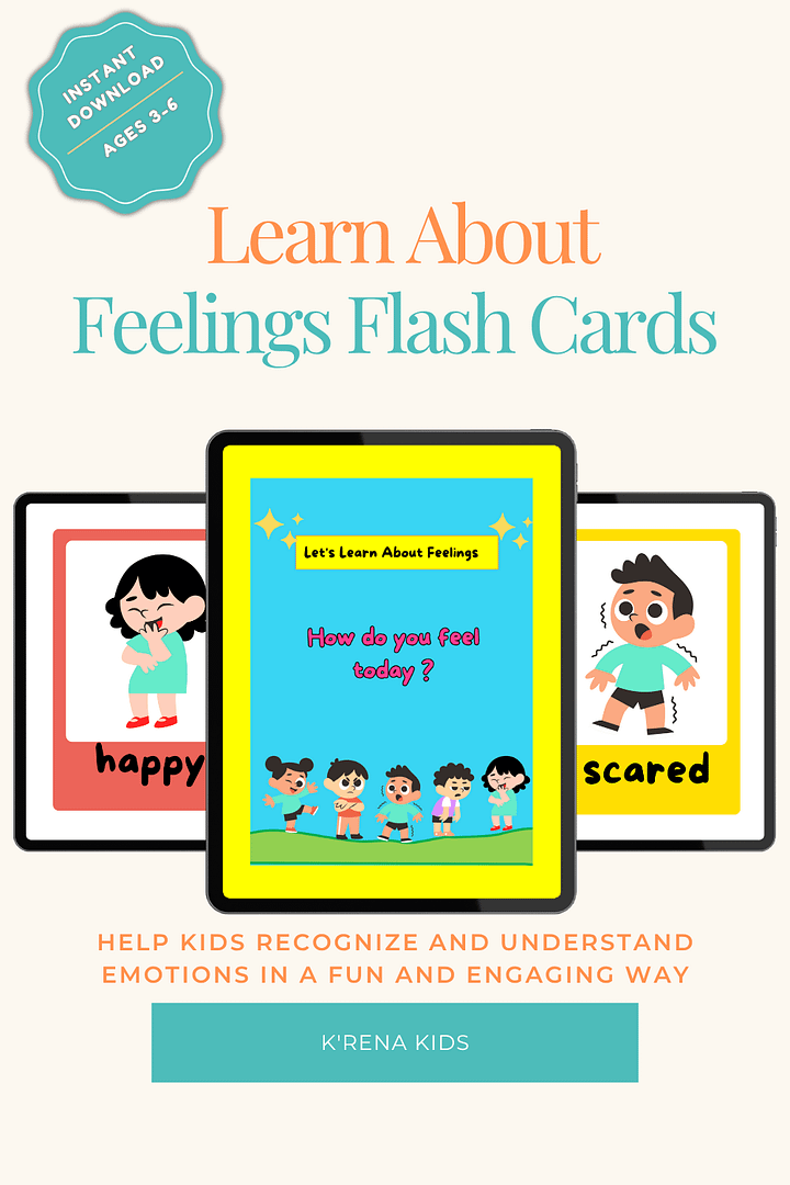 Let's Learn About Feelings Flashcards product image (1)