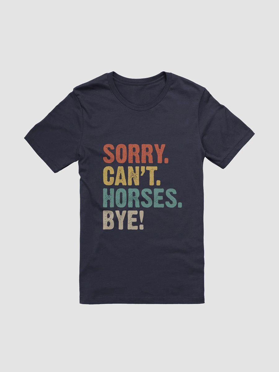 "Horses, bye" t-shirt product image (1)