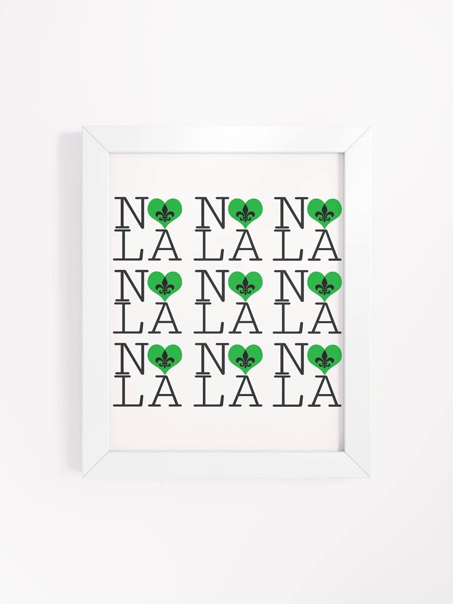 I LOVE NOLA **LEGACY POSTER** (GREEN HEART) product image (4)