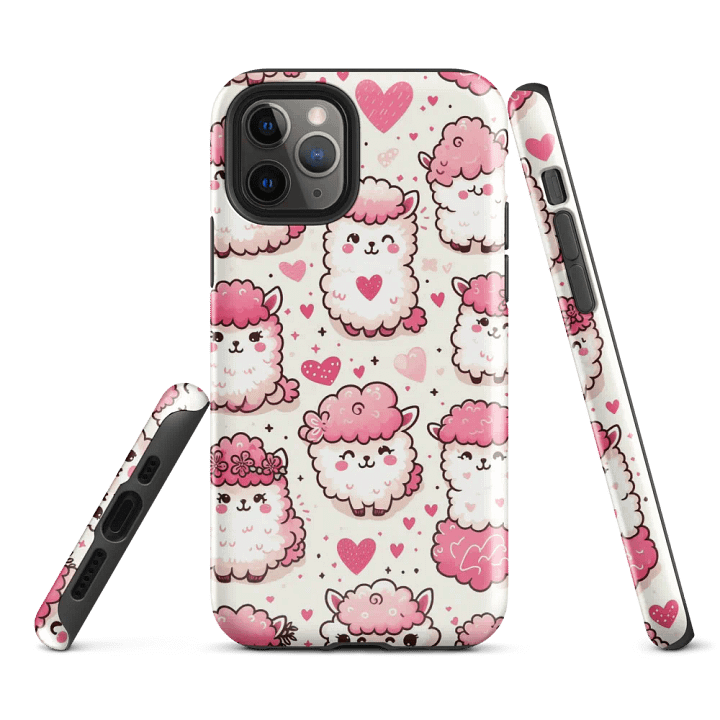 Whimsical Alpaca Party iPhone® Tough Case product image (1)