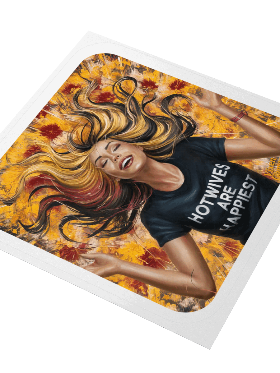 Hotwives Are Happiest Vinyl Sticker product image (7)