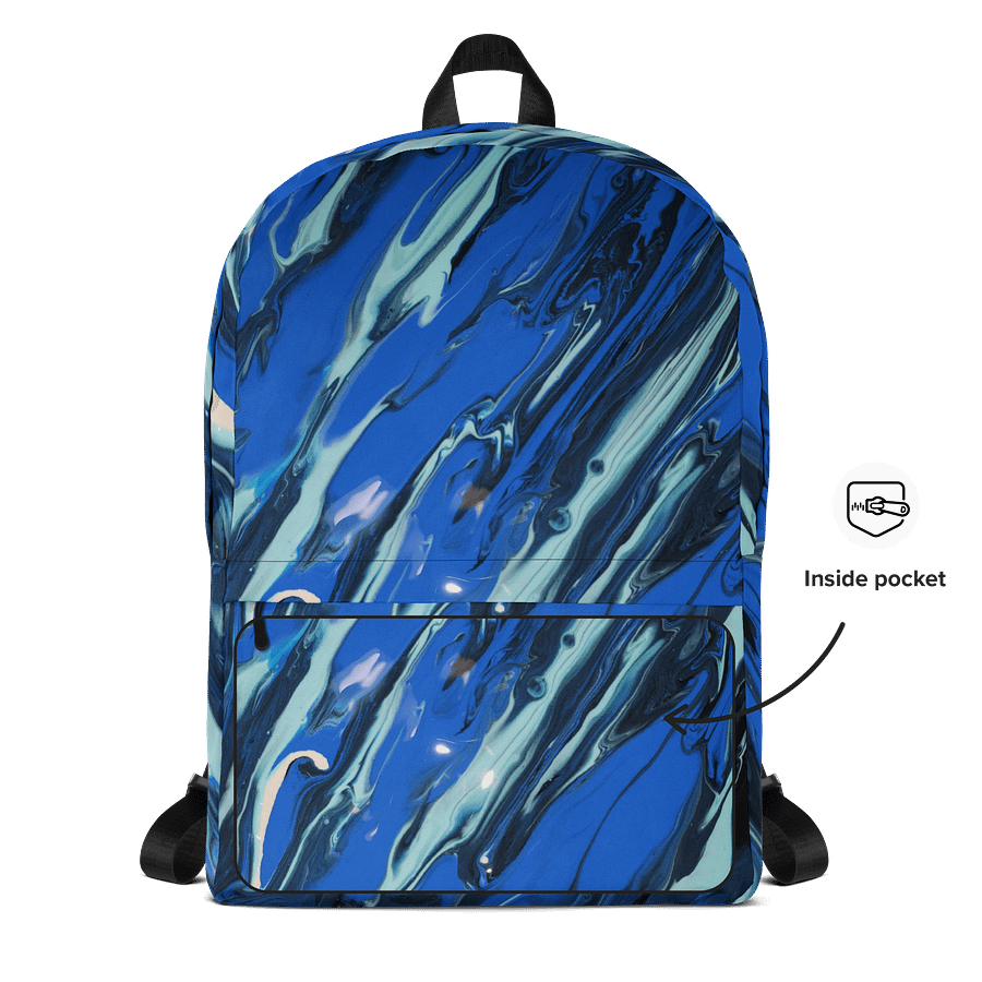 Blue Waves of Pouring art - All over print product image (5)