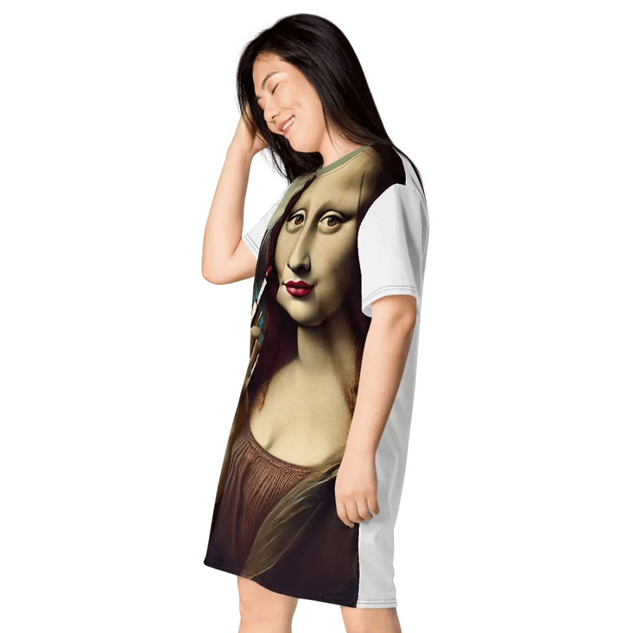 Mona Lisa Lipstick T-Shirt Dress product image (3)