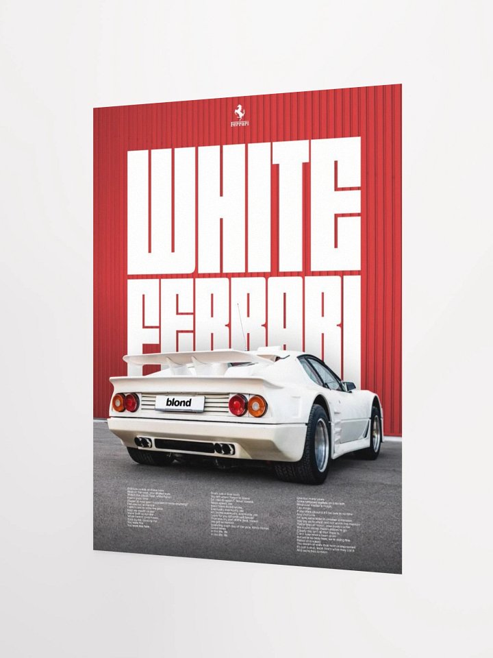 WHITE FERRARI product image (2)