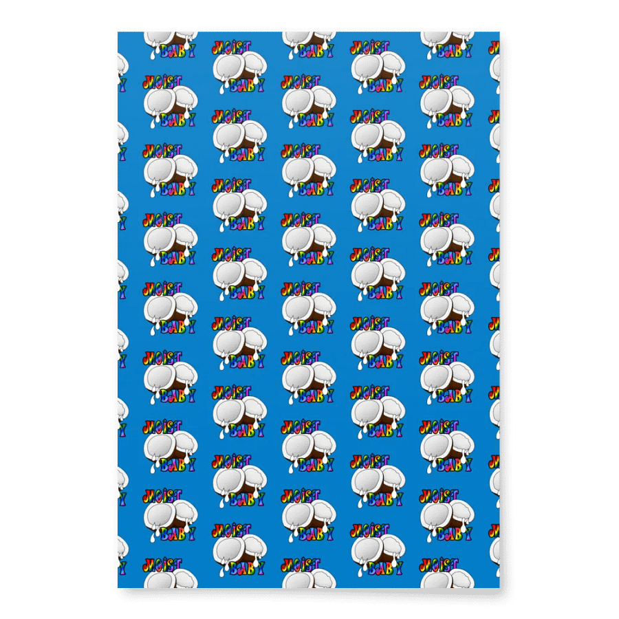 Moist Coconuts Wrapping Paper product image (1)