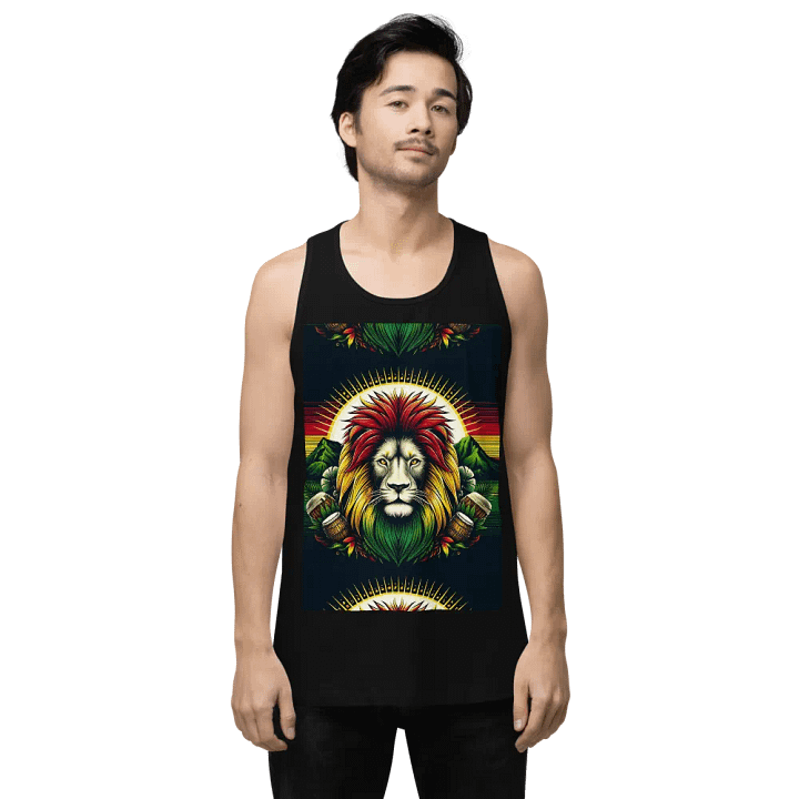 Lion Of Zion Men's Premium Tank Top product image (1)