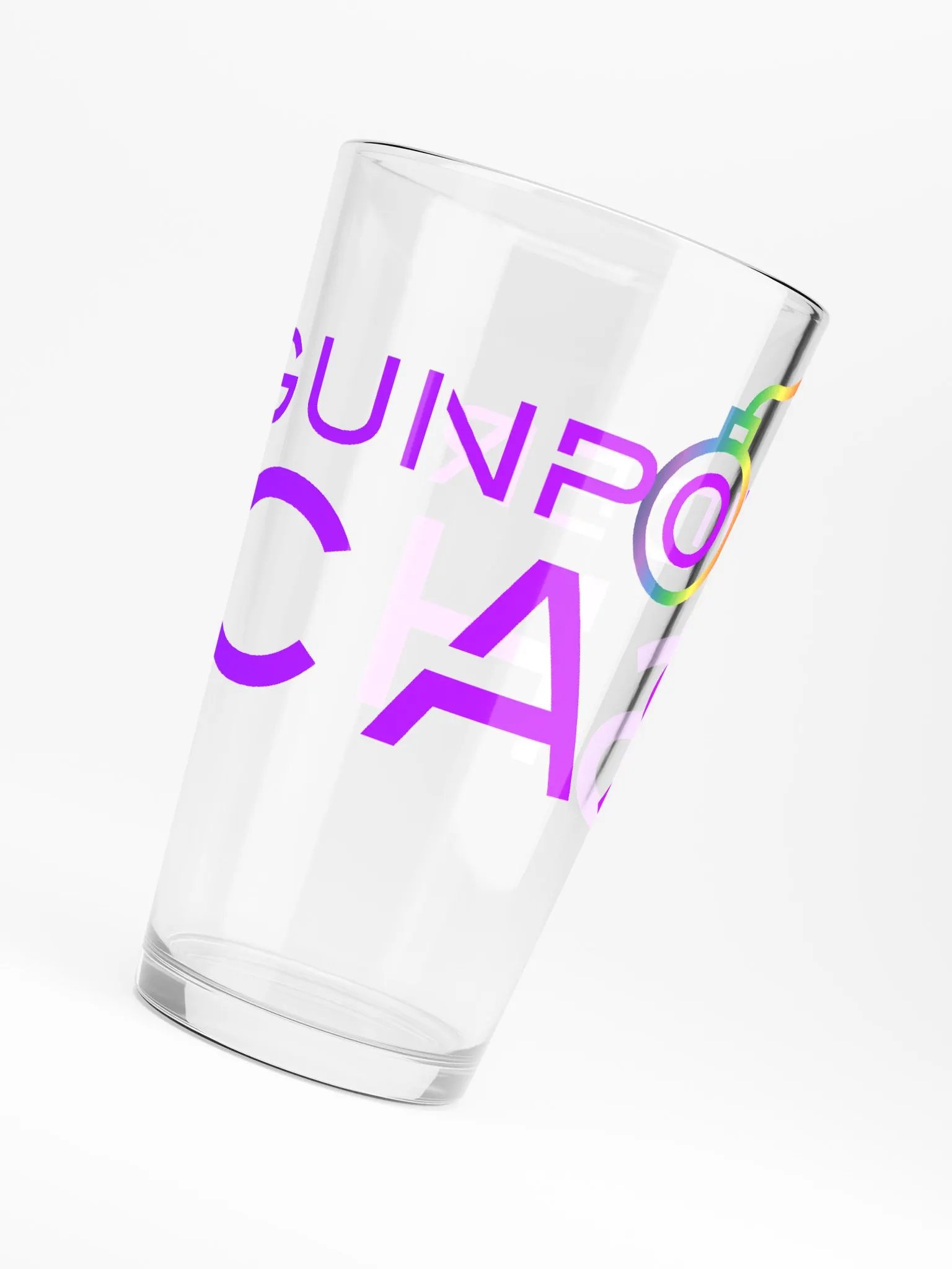 Gunpowder Cash Pint Glass (Name and Logo) product image (6)