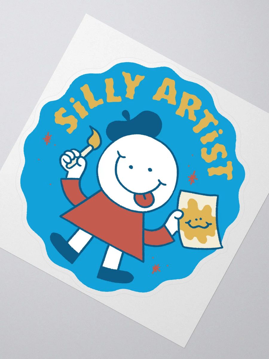 silly artist sticker product image (3)