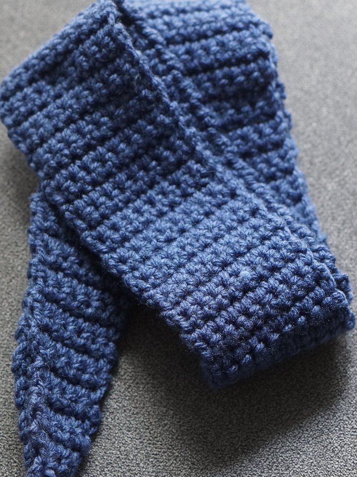 Single crochet thin scarf Crochet pattern product image (2)