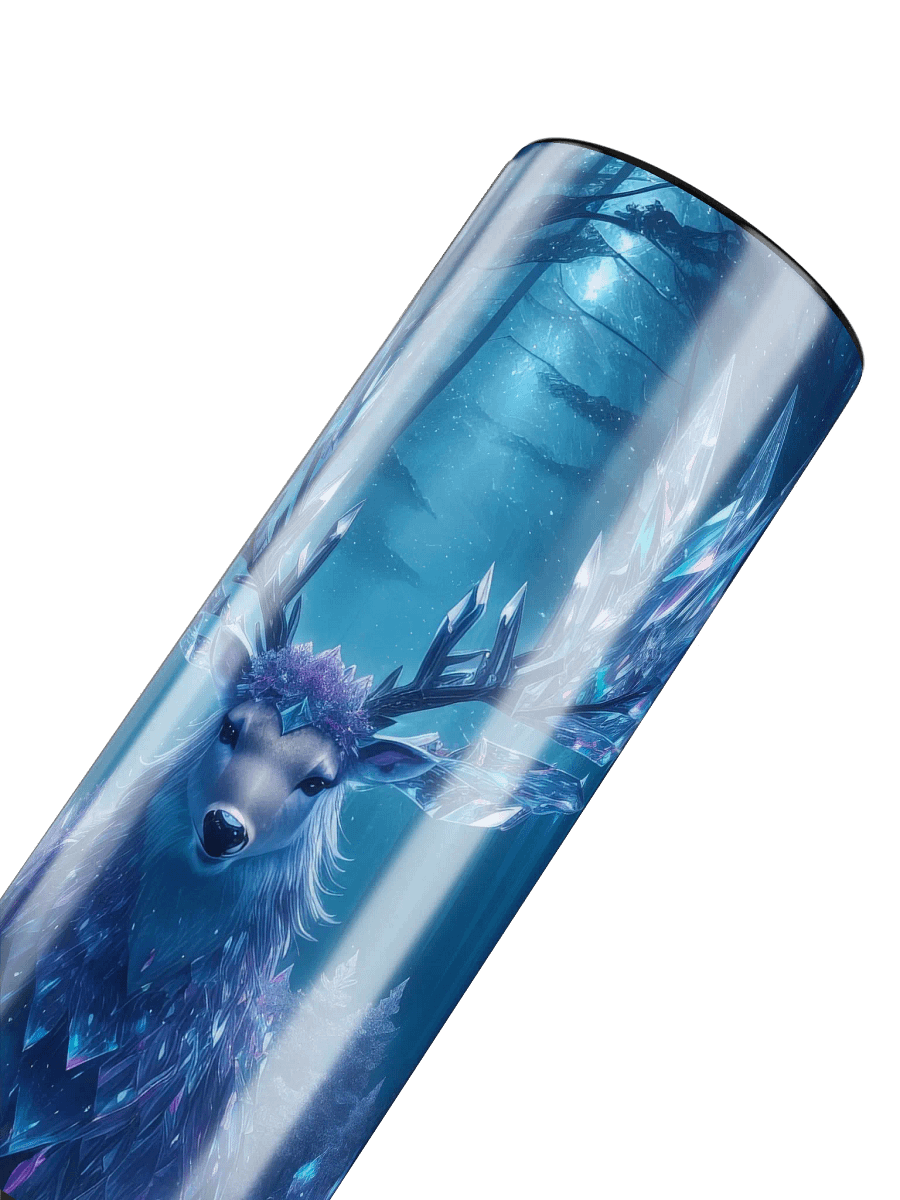 Fantasy Crystal Stag 20 oz Skinny Stainless Steel Tumbler product image (6)