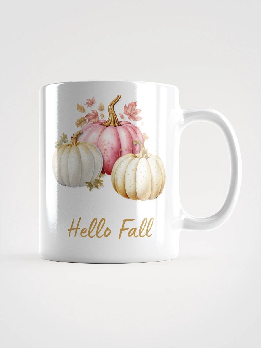 Hello Fall Mug - Glam Pastel Pumpkins product image (4)