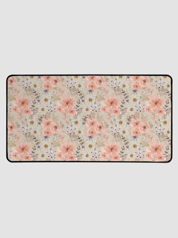 Orange Flowers Desk Mat product image (1)