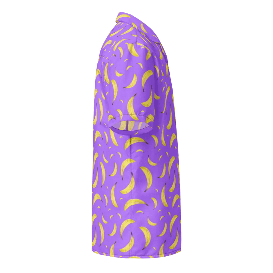 Bananapalooza pattern purple Hawaiian Shirt product image (5)