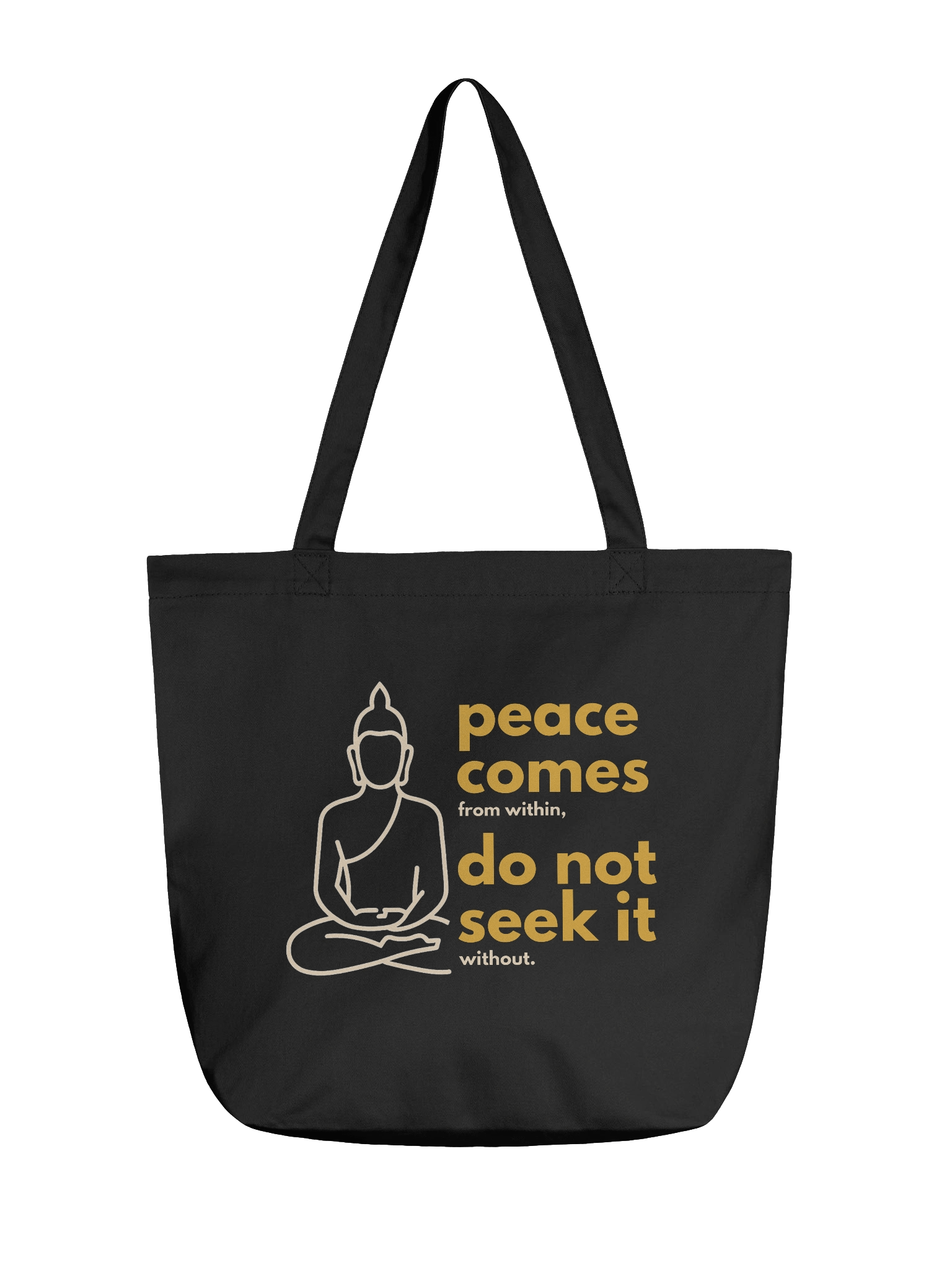 Inner Peace Buddha Eco Tote product image (1)