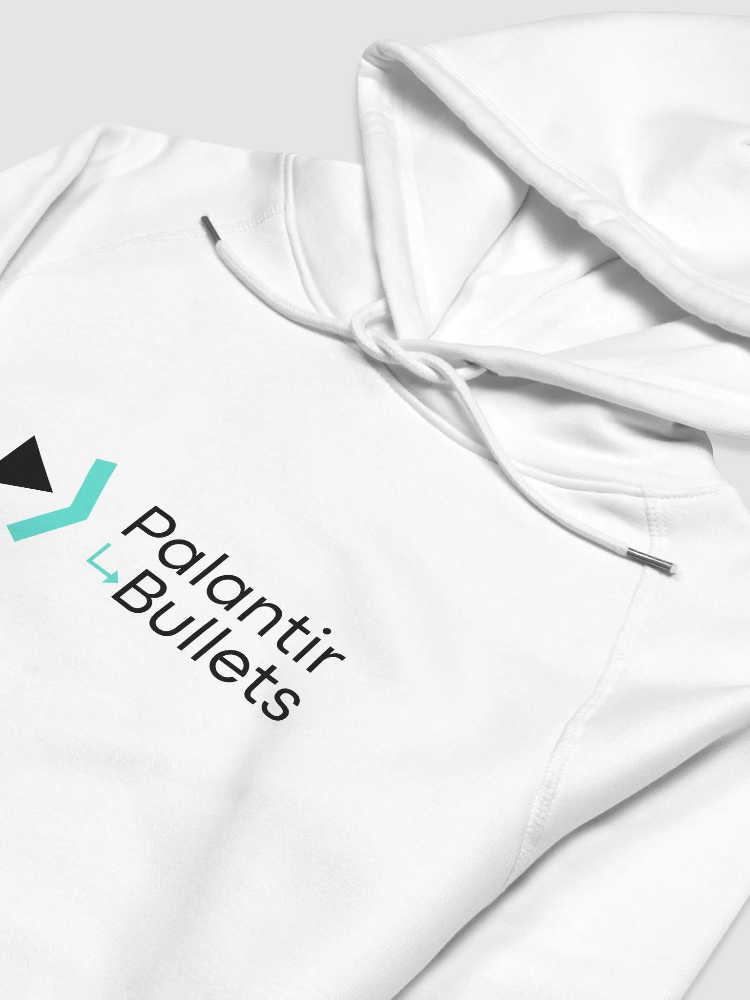 Palantir Bullets Hoodie White product image (3)