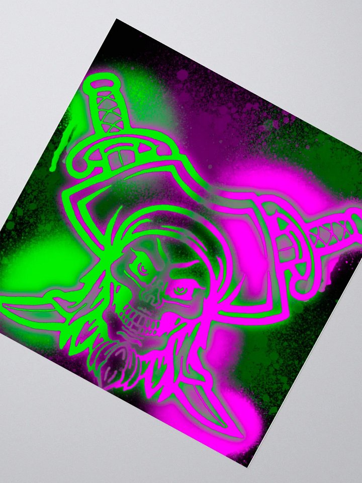 neon rave sticker product image (7)