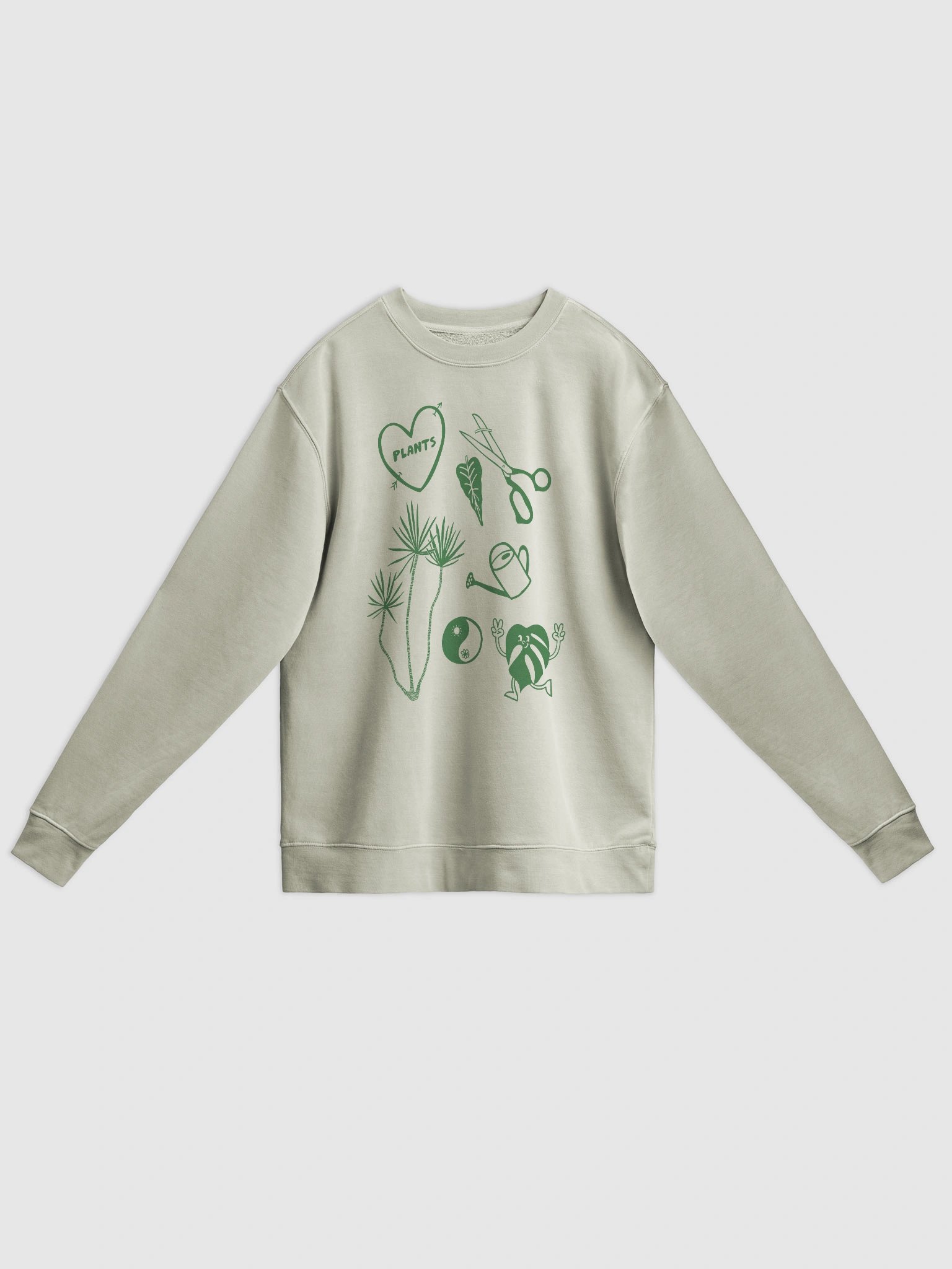 2025 PLANT DOODLES - Midweight Pigment Dyed Sweatshirt product image (2)
