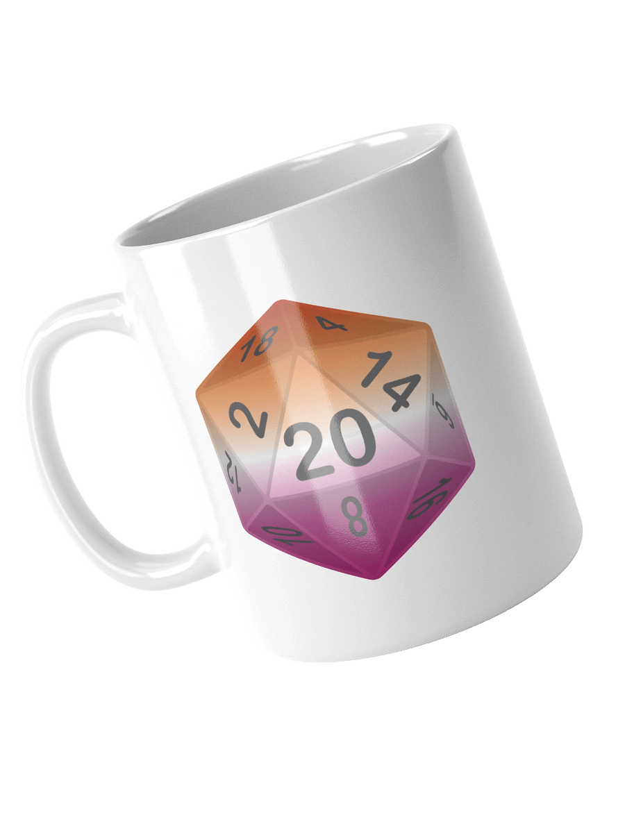 Lesbian Pride D20 Mug product image (7)