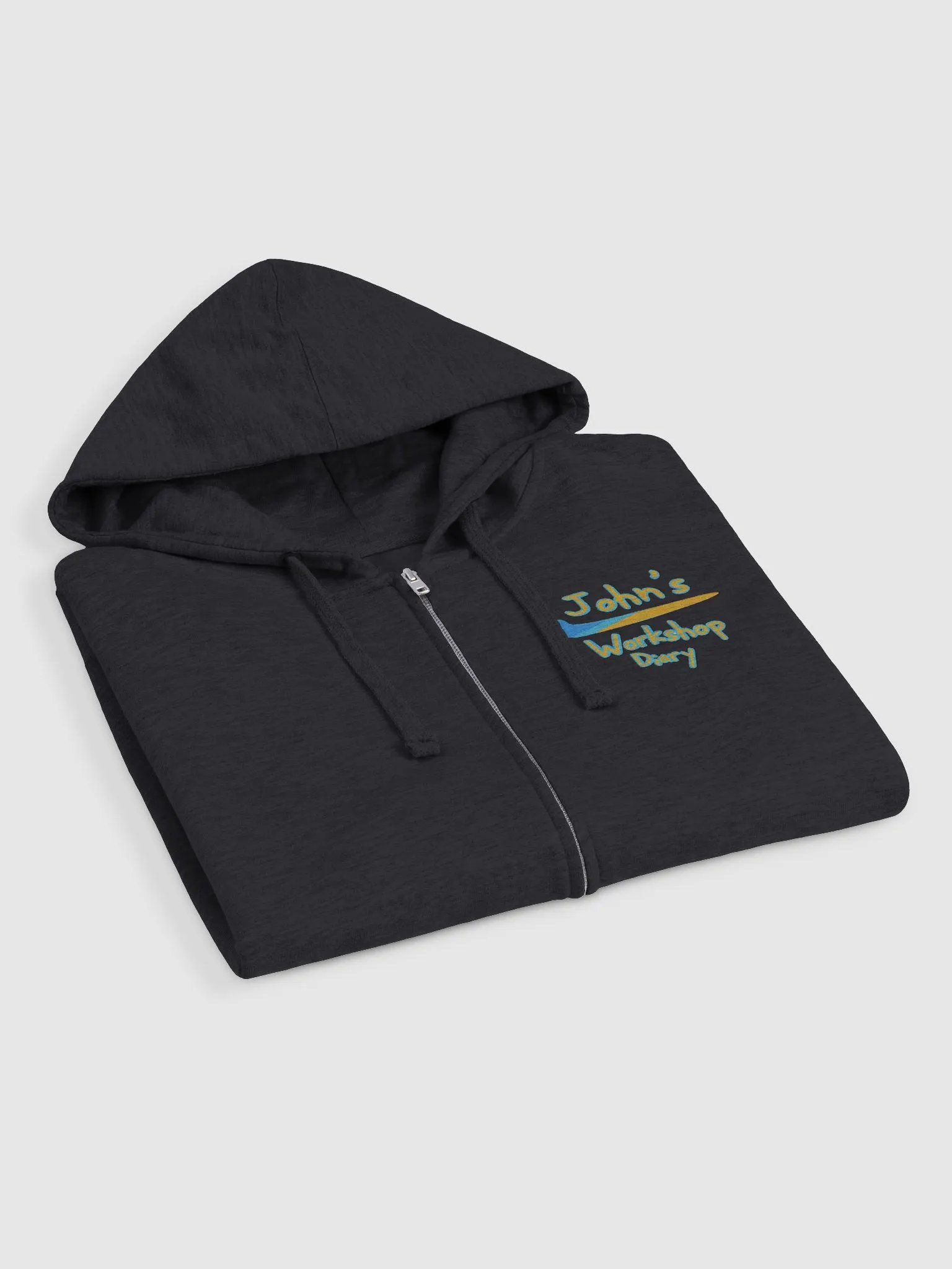 John's Workshop Diary Hoodie zip product image (3)