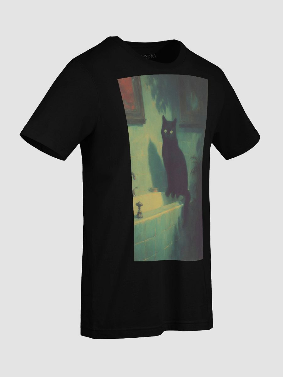 Midnight Watcher Cat T-Shirt product image (9)