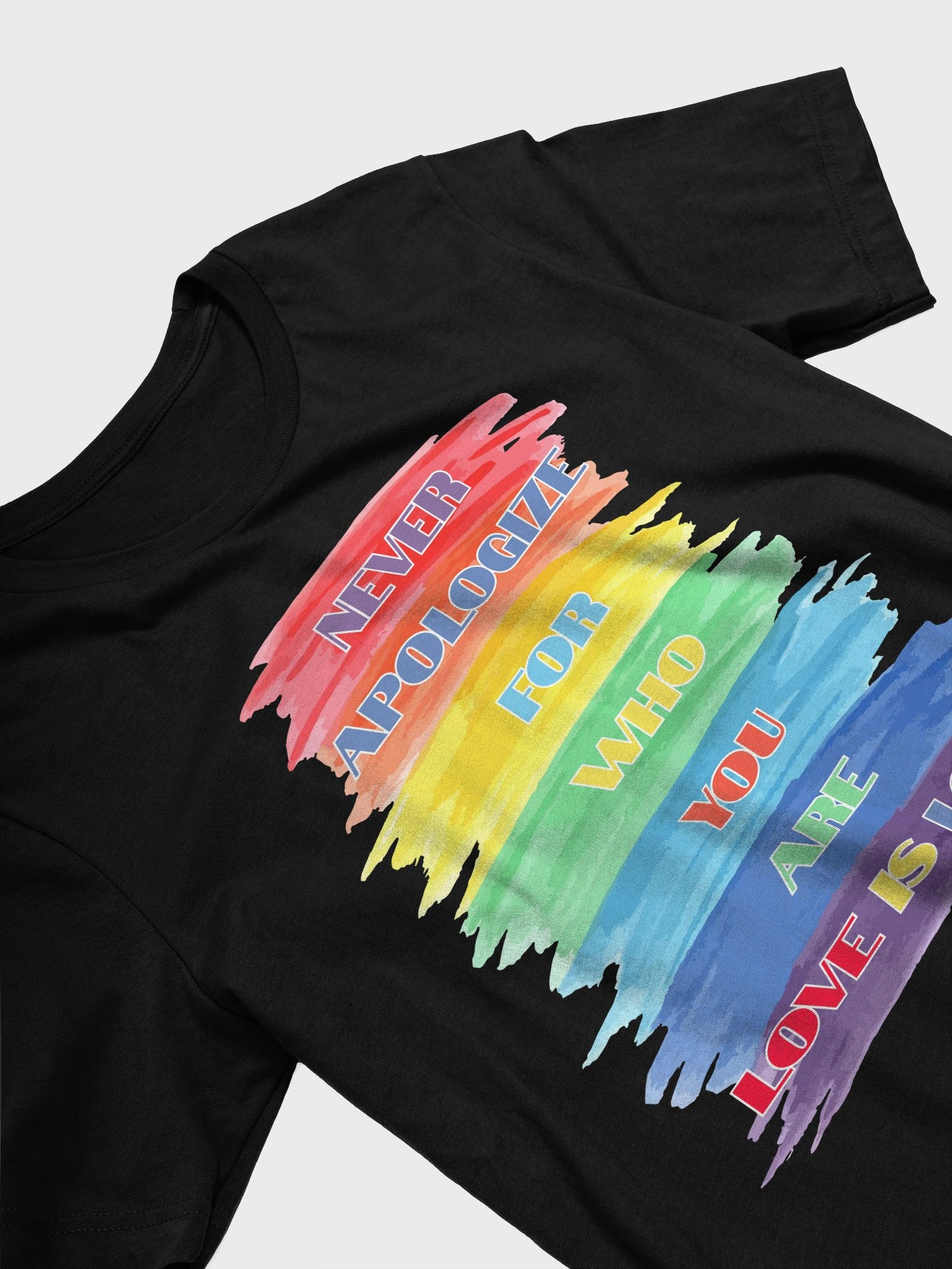 Love is Love Brush Strokes Tee product image (3)