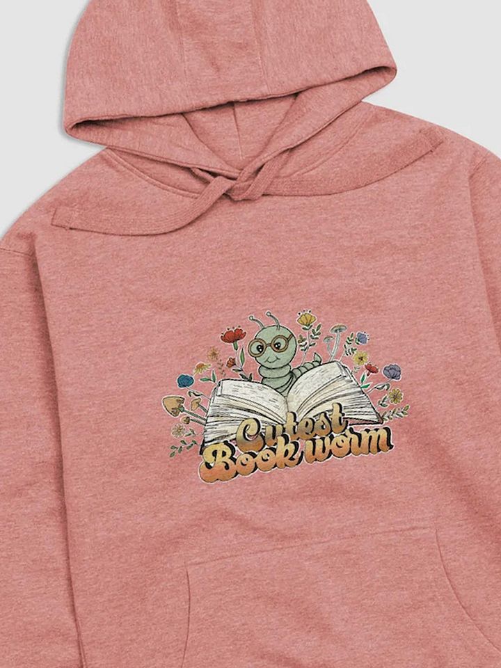 Cutest Bookworm Hoodie All colors - Large Print product image (1)
