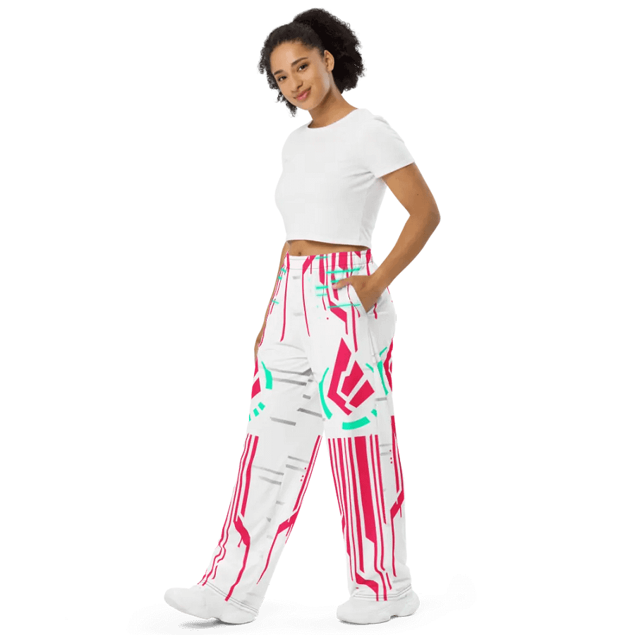 Cyberia Unisex Wide-Leg Pants product image (10)